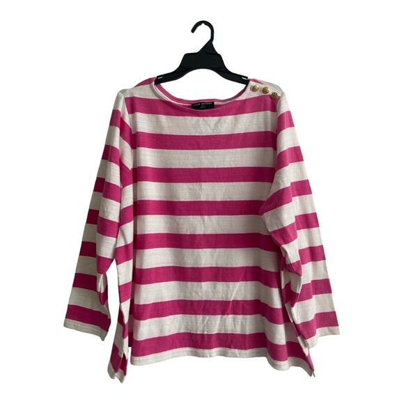Lane Bryant Women’s Plus Size Long Sleeve Boat Neck Top Size‎ 22/24 - Picture 1 of 14